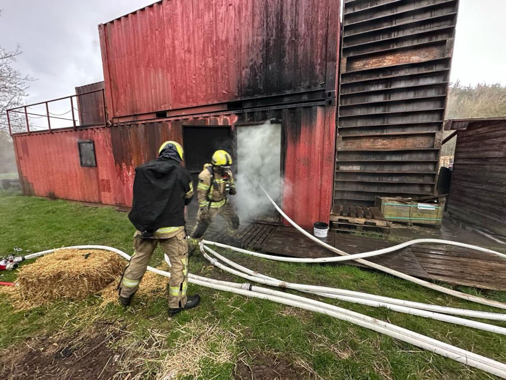 Angriff in Übungscontainern